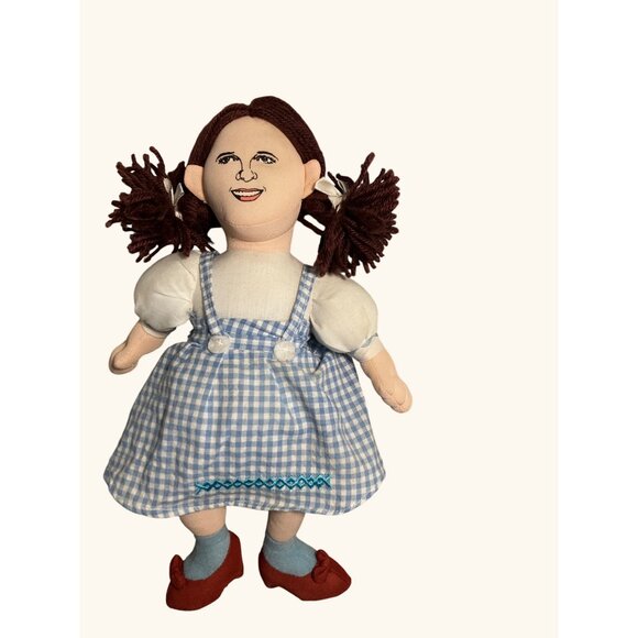 Dorothy Wizard Of Oz 14" Plush Doll By Sugar Loaf With Gingham Dress & Red Shoes - Picture 2 of 12
